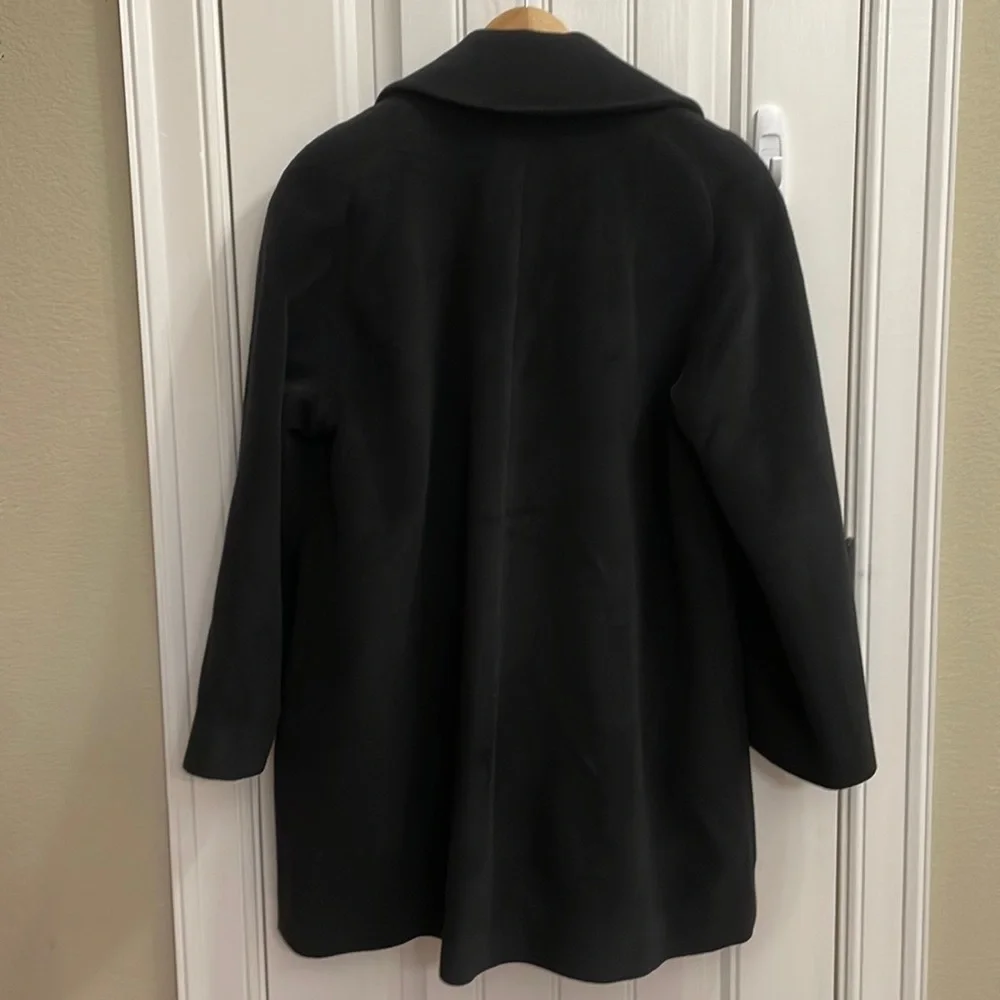 KRISTEN BLAKE ANGORA WOOL BLEND COAT.  M